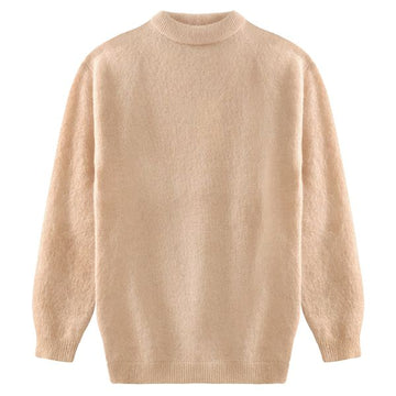 ACNE STUDIOS Mohair-Woll-Crewneck-Pullover warm Beige A60384 AE2 141717129