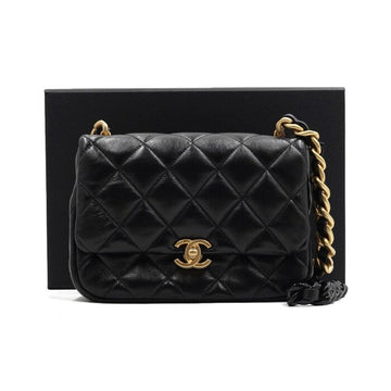 CHANEL Lambskin CC Quilted Small Flap Chain Shoulder Bag and Crossbody 123456 152888987