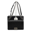 CHANEL Boy Caviar Medium Flap Schultertasche mit Silberkette A67086 152888888 [P]