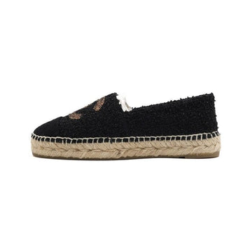 CHANEL Black Tweed CC Espadrille Women Sneakers G34546 152896529