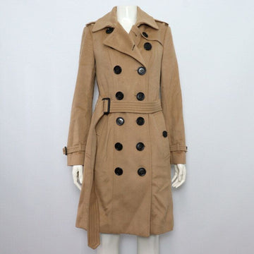 Burberry Beige Cashmere London Sandringham Women's Trench Coat 39944551 152898414