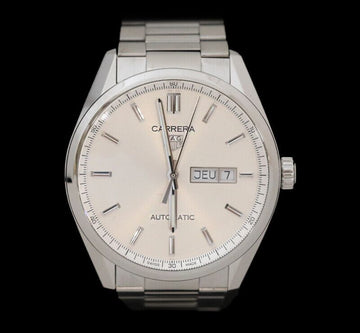 Tag Heuer Carrera Calibre 5 Day-Date Steel Silver 41MM 7607551139 135681175