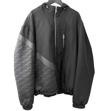 FENDI Reversibler FF Nylon Windbreaker-Jacke 717250190 141288520