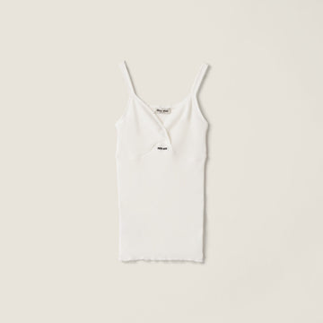 MIU MIU EU 38 Baumwollstricktop 157116014