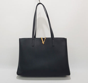 VERSACE Vゴールドロゴショルダーバッグ 63190630