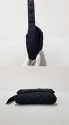 BOTTEGA VENETA 24FW Schwarze Kleine Rümpel-Umhängetasche 119259234 [P]