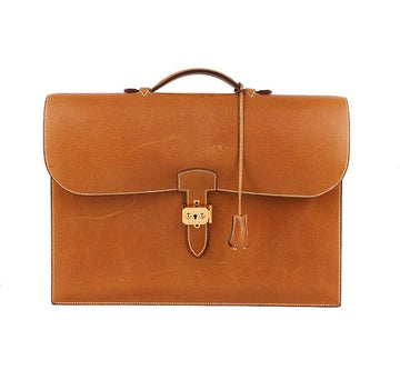 Hermes Sahara Depeche 40 Light Brown with Gold Hardware 7684785467 142027343