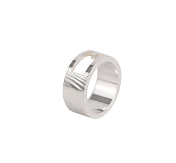 Gucci G Logo Silver Ring 10 8MM 7684666988 142027345