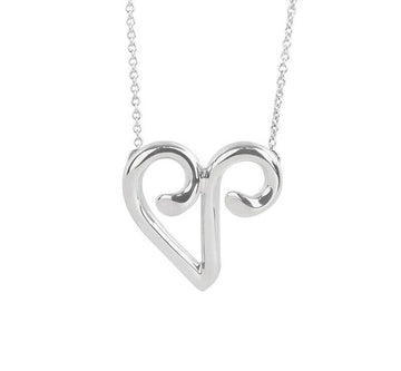 Tiffany & Co Heart Silver Necklace 7243168284 75875632