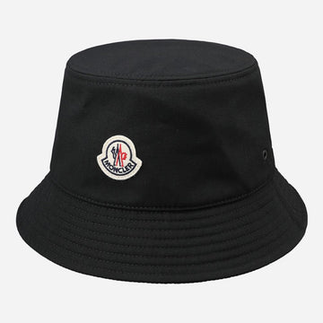 MONCLER 5F ロゴパッチバケットハット ブラック 3B00034 57843 999 142138880