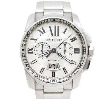 CARTIER Calibre de Chrono Steel 42MM W7100045 75684083