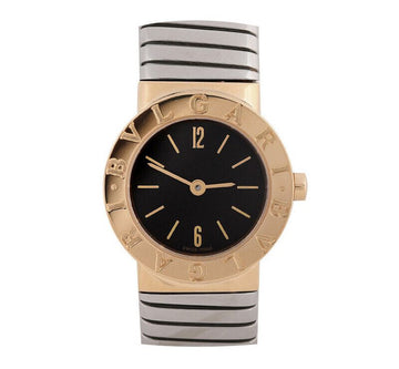 Bulgari 18k Tubogas 18K Combination Black Index 23MM 7227109232 75684063