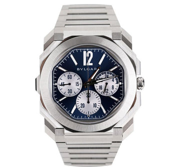 BULGARI Octo Finissimo Chrono GMT Stahl Blau 43MM 103467 75684113