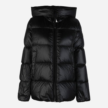 Moncler Women's Hooded Padded Jacket Black 143170368