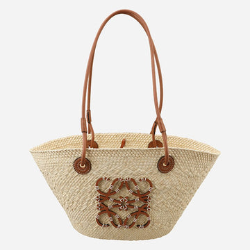 LOEWE 5F アナグラム ラフィア スモール バスケットバッグ A223P65X01 2435 143752998