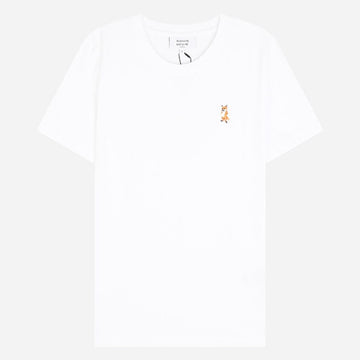 Maison Kitsune 5F Lady Fox Short Sleeve T-Shirt White PW00122KJ7026 P100 143823748
