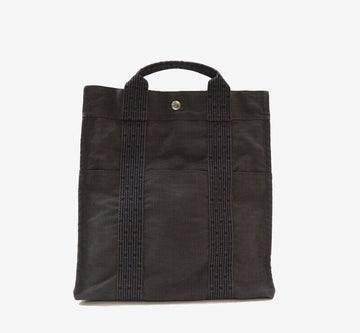 HERMES Eline Furuto Rucksack Canvas Grau Charcoal 7706916767 144350569