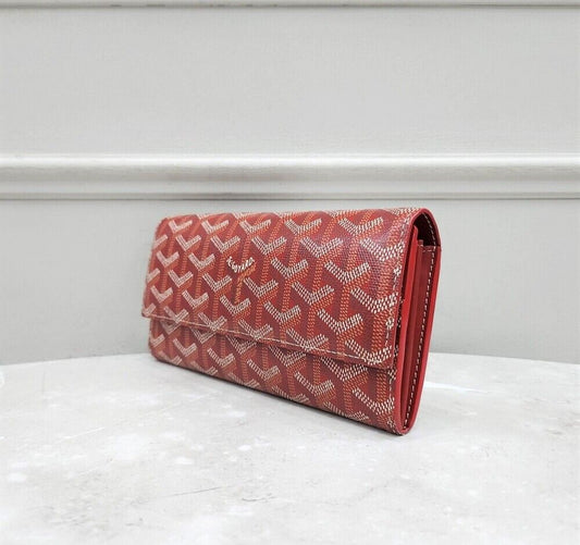 Goyard Special Red Baren Long Wallet 39788648