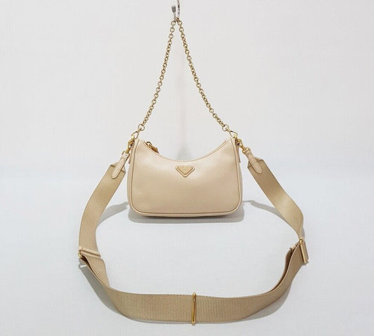 PRADA Saffiano Ketten Mini Schultertasche 1BH174 112624520