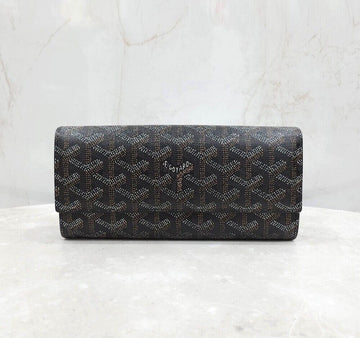 Goyard Black Baren Long Wallet 123668179