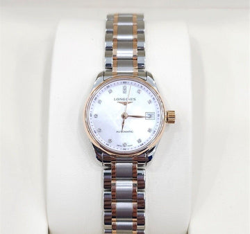 Longines Diamond Master Collection Automatic Watch Pink Gold Combination 25.5MM 105815761