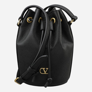 VALENTINO レザー バケットバッグ Vロゴ ブラック 7W2P0AJ2 SNP 0NO 145535417