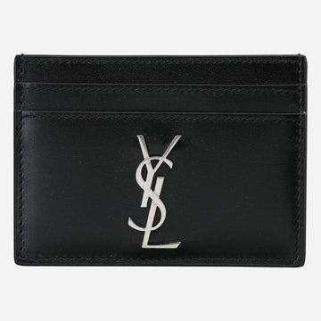 Saint Laurent Monogram Card Case Black 145535509