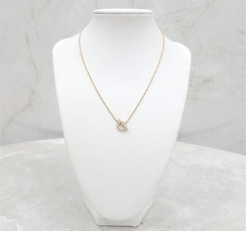 HERMES 18k Finesse Halskette 18K Roségold Diamant 117790857