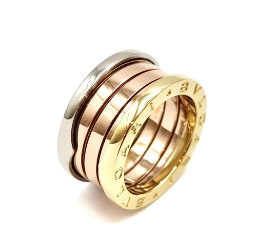 Bulgari B.zero1 Three-tone Gold Ring 7262161930 77729536