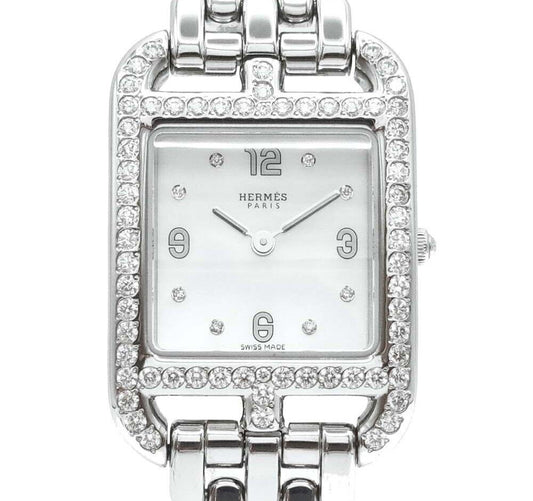 Hermes Cape Cod Diamond Steel Watch 1.235 7399482532 112623218