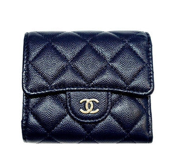CHANEL Caviar Compact Wallet 7161287871 69032927
