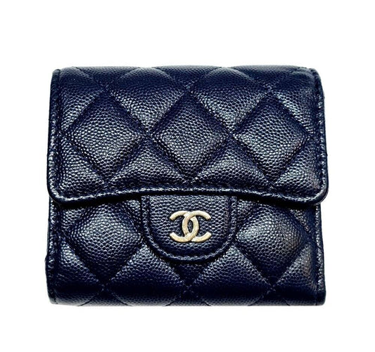 CHANEL Caviar Compact Wallet 7161287871 69032927