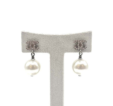 CHANEL Pearl Cubic Earrings 7162792426 70133287