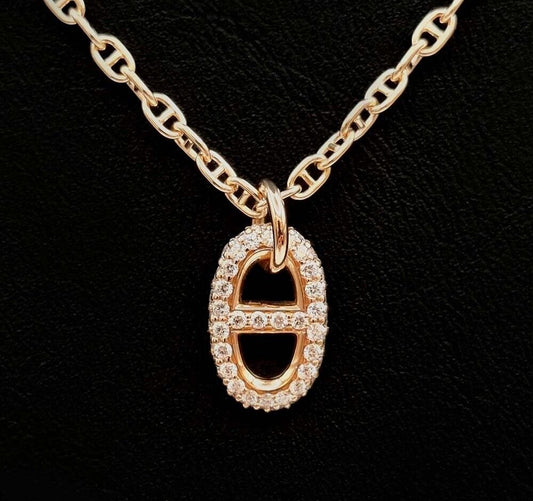 Hermes Diamond Chandelier Necklace 7434468378 119087558