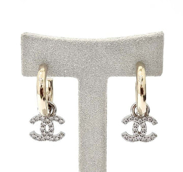 CHANEL Crystal Logo Earrings 7306010640 88094794