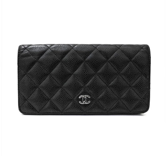 CHANEL Caviar Long Wallet 7145614379 67349040