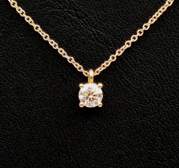 TIFFANY & CO ティファニー ダイヤモンド ソリティア 0.32CT ネックレス 7487776893 123772938