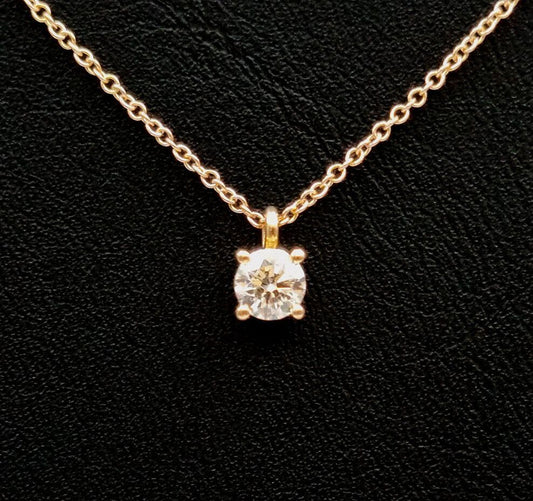 Tiffany & Co Tiffany Diamond Solitaire Necklace 0.32CT 7487776893 123772938