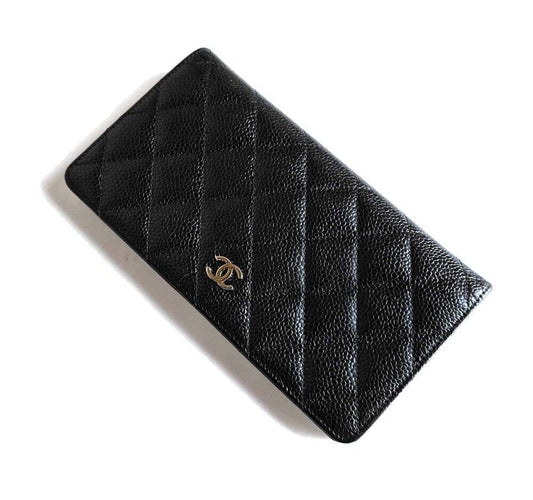 CHANEL Caviar Long Wallet 6002389172 30254259