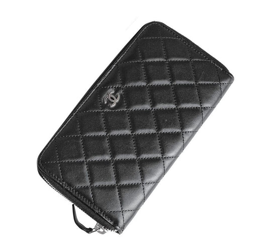 CHANEL Lambskin Long Wallet 7383431285 105546146