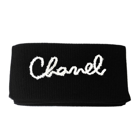 CHANEL Cashmere Pearl-Embellished Scarf 7494896827 124511576