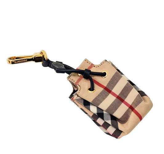 Burberry Check Bucket Keyring Bag Charm 7241938489 75640718
