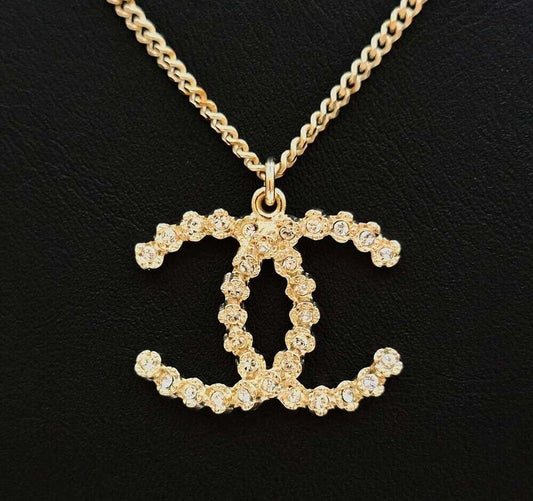 CHANEL Logo Gold-Plated Necklace 7390793498 110712629