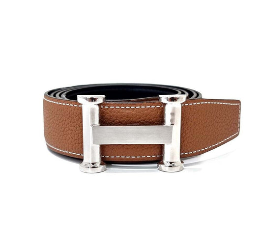 Hermes H Logo Reversible Leather Belt Z 7065522483 61052913