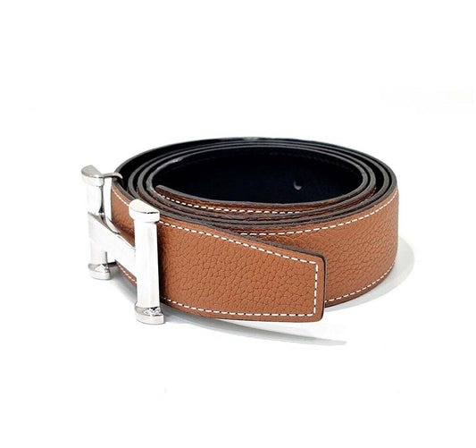 Hermes H Logo Reversible Leather Belt Z 7065522483 61052913