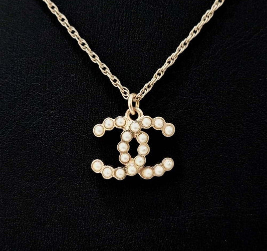 CHANEL Logo Gold-Plated Necklace 7444942619 120113884