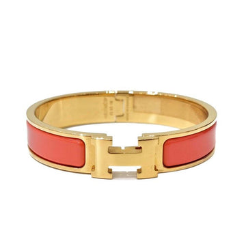 HERMES Armband in Gelbgold mit pinken Details 7079230512 61963986