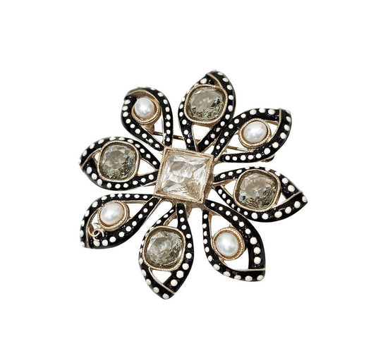 CHANEL Pearl Crystal Brooch 7205662558 72776939