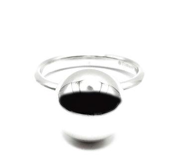 TIFFANY & CO Tiffany Hardware Ball Ring Silber 7434663263 118610432