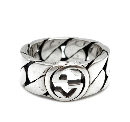 Gucci Interlocking G Silver Ring 7208619960 73042593